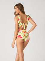 Vestido baño Entero Copa Fija y control abdomen 1333 Aluna