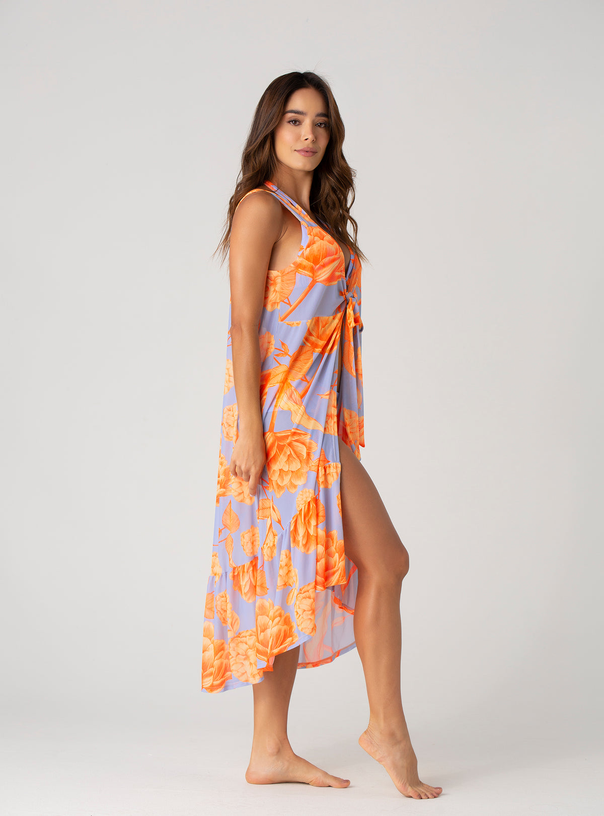 Salida de baño larga en malla con elongacion 932 Rocha