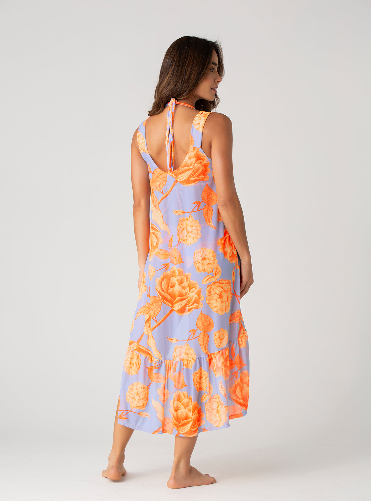 Salida de baño larga en malla con elongacion 932 Rocha