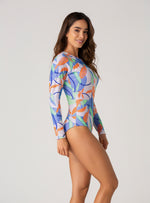 Vestido de Baño Enterizo Manga Larga con control de abdomen 1336 Ubatuba