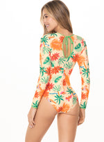 Vestido baño Enterizo Manga Larga con control abdomen 1350 Serena