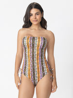 VESTIDO BAÑO ENTERO STRAPLESS COPA REALCE Y CONTROL ABDOMEN 1376 ORCHID