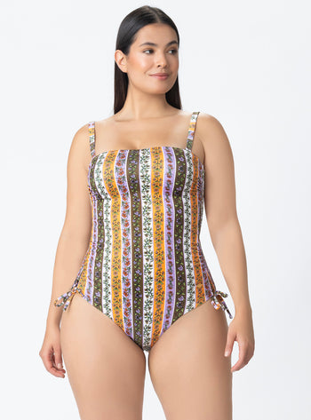 VESTIDO BAÑO ENTERO STRAPLESS COPA REALCE Y CONTROL ABDOMEN 1376 ORCHID