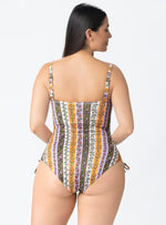 VESTIDO BAÑO ENTERO STRAPLESS COPA REALCE Y CONTROL ABDOMEN 1376 ORCHID