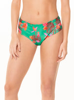 Panty Medio Alto Con Cortes Laterales y con control abdomen 3664 Amazonico