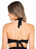 Copa Realce straplees con drapeados y cargaderas adicionales 7078 negro