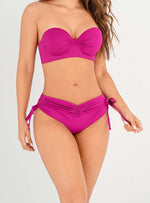 Panty Medio Alto drapeado con laterales ajustables 3732 Flora