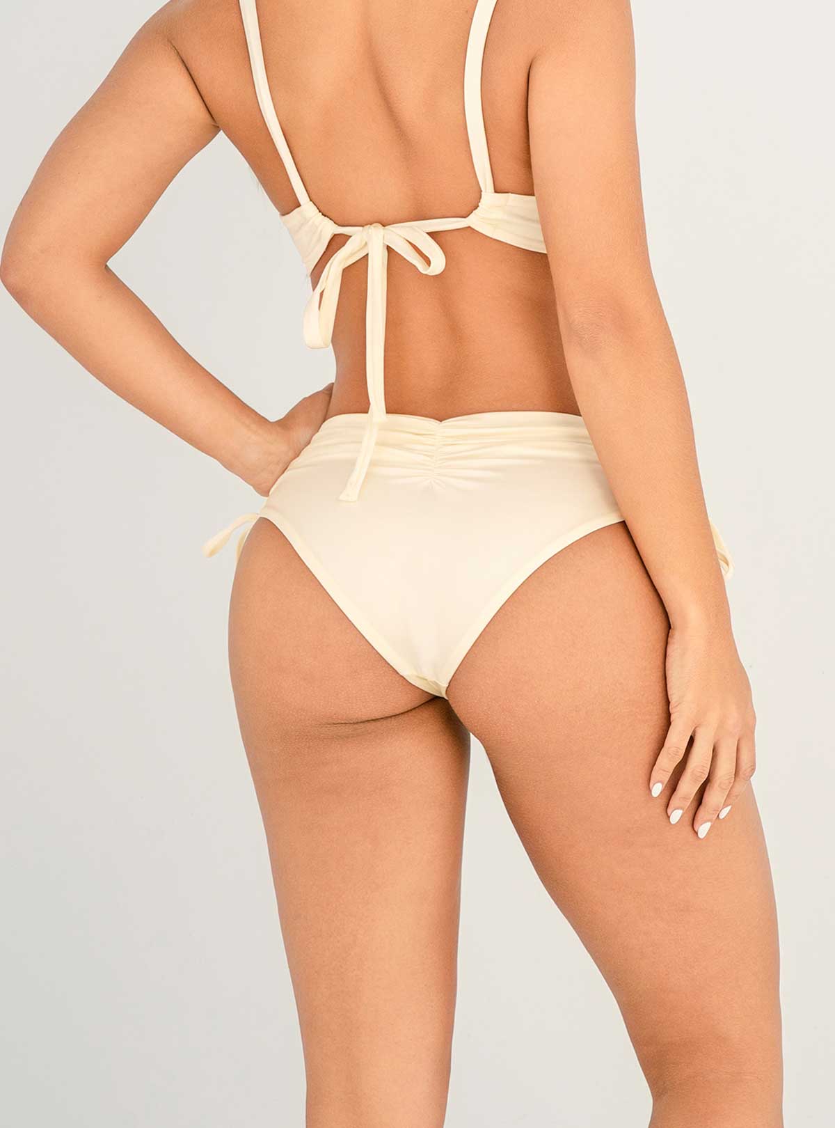 Panty Medio Alto drapeado 3734 Perla