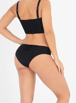 Panty con Drapeado y levanta colas 3737Negro