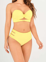 Panty Alto con control abdomen 3744 Banana