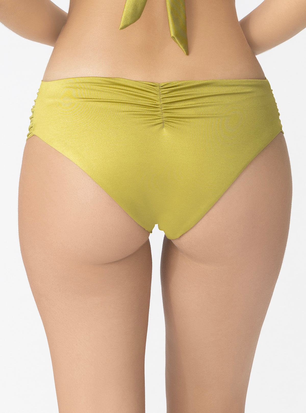 PANTY LATERAL DRAPEADO Y LEVANTA COLAS 3748 PISTACHO