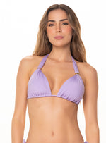 Top Triangulo con copas removibles y 2 Sliders En Cargaderas 7061 Lavanda