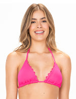 Top 7079 Triangulo- Fucsia