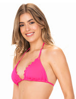 Top 7079 Triangulo- Fucsia