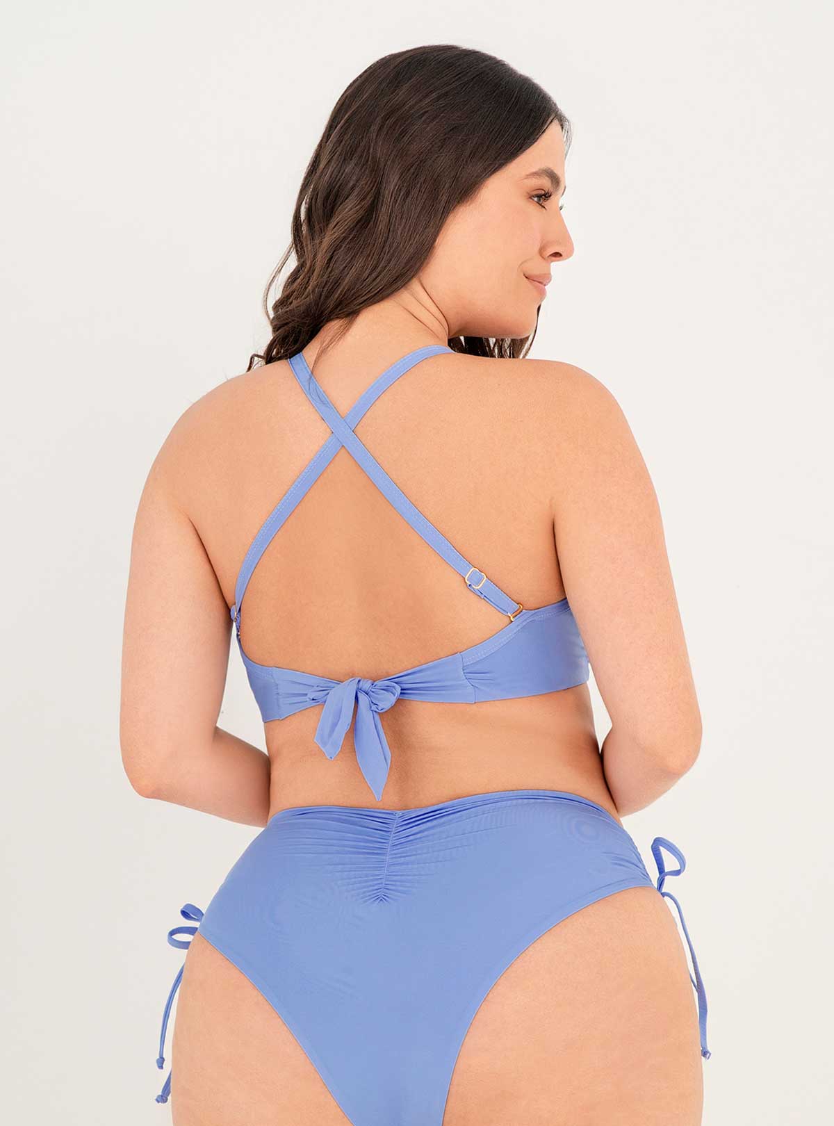 Copa realce Cruzada con cargadera multiusos 7116 Celeste