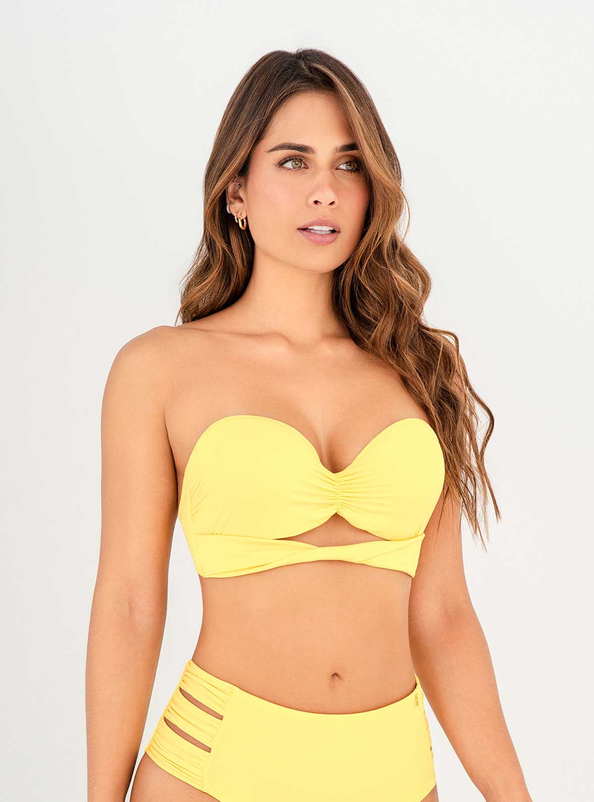 Copa realce Strapless con cargaderas multiusos 7118 Banana