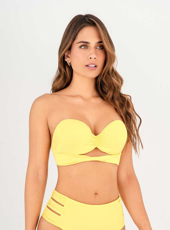 Copa realce Strapless con cargaderas multiusos 7118 Banana