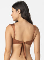 TOP STRAPLESS ESPIRAL CON CARGADERAS MULTIUSOS 7123 CHOCOLATE