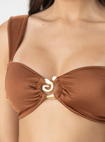 TOP STRAPLESS ESPIRAL CON CARGADERAS MULTIUSOS 7123 CHOCOLATE