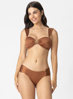 TOP STRAPLESS ESPIRAL CON CARGADERAS MULTIUSOS 7123 CHOCOLATE