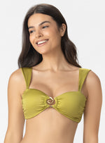 TOP STRAPLESS ESPIRAL CON CARGADERA MULTIUSOS 7123 PISTACHO