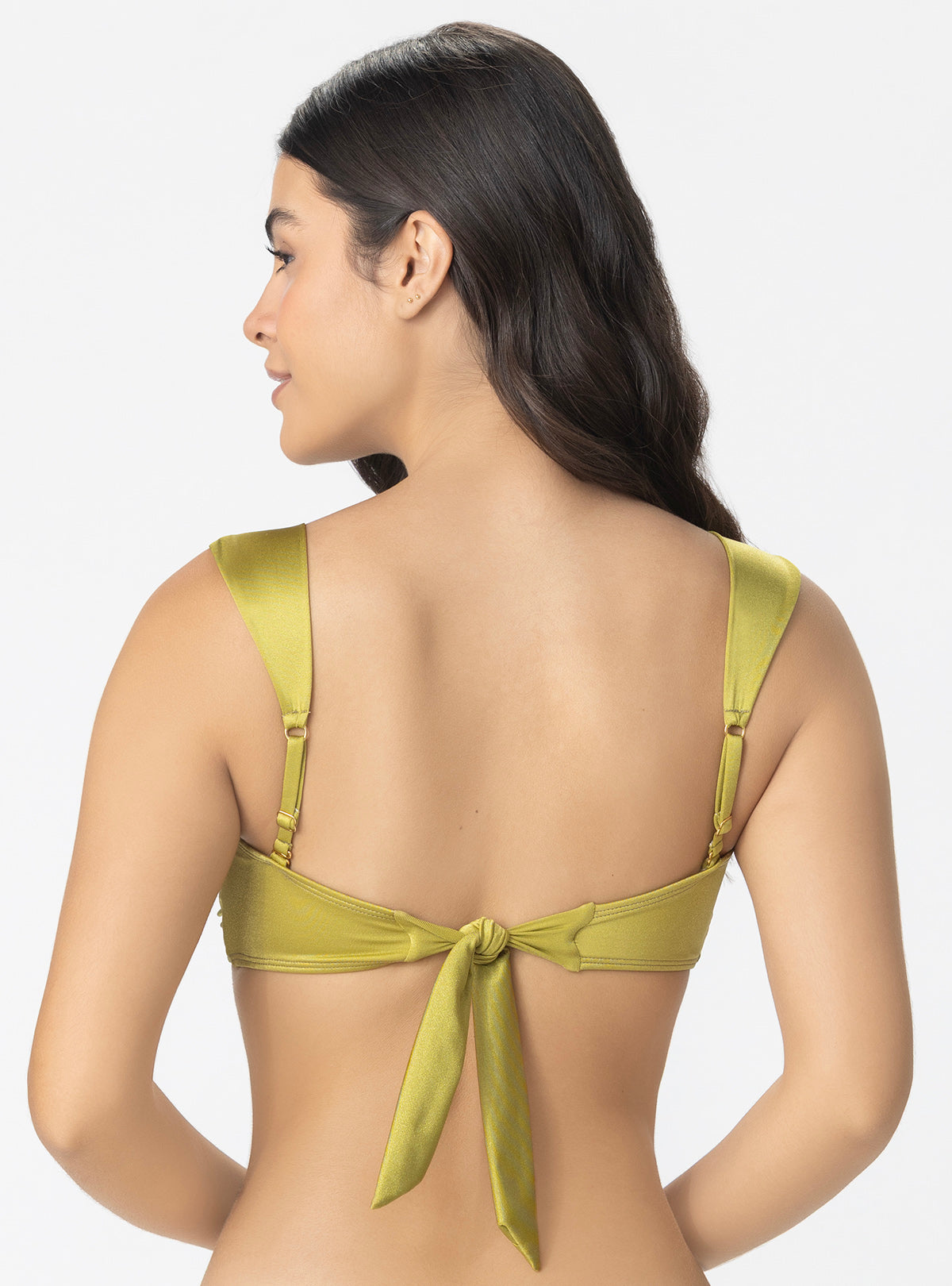 TOP STRAPLESS ESPIRAL CON CARGADERA MULTIUSOS 7123 PISTACHO