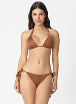 PANTY AMARRE LATERAL ESFERAS Y CHAQUIRAS LEVANTA COLAS 3749 CHOCOLATE