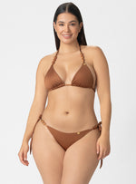 PANTY AMARRE LATERAL ESFERAS Y CHAQUIRAS LEVANTA COLAS 3749 CHOCOLATE