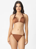 TOP TRIÁNGULO CON COPAS REMOVIBLES Y 2SLIDERS 7125 CHOCOLATE