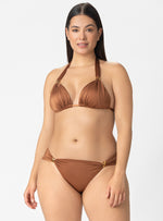 TOP TRIÁNGULO CON COPAS REMOVIBLES Y 2SLIDERS 7125 CHOCOLATE