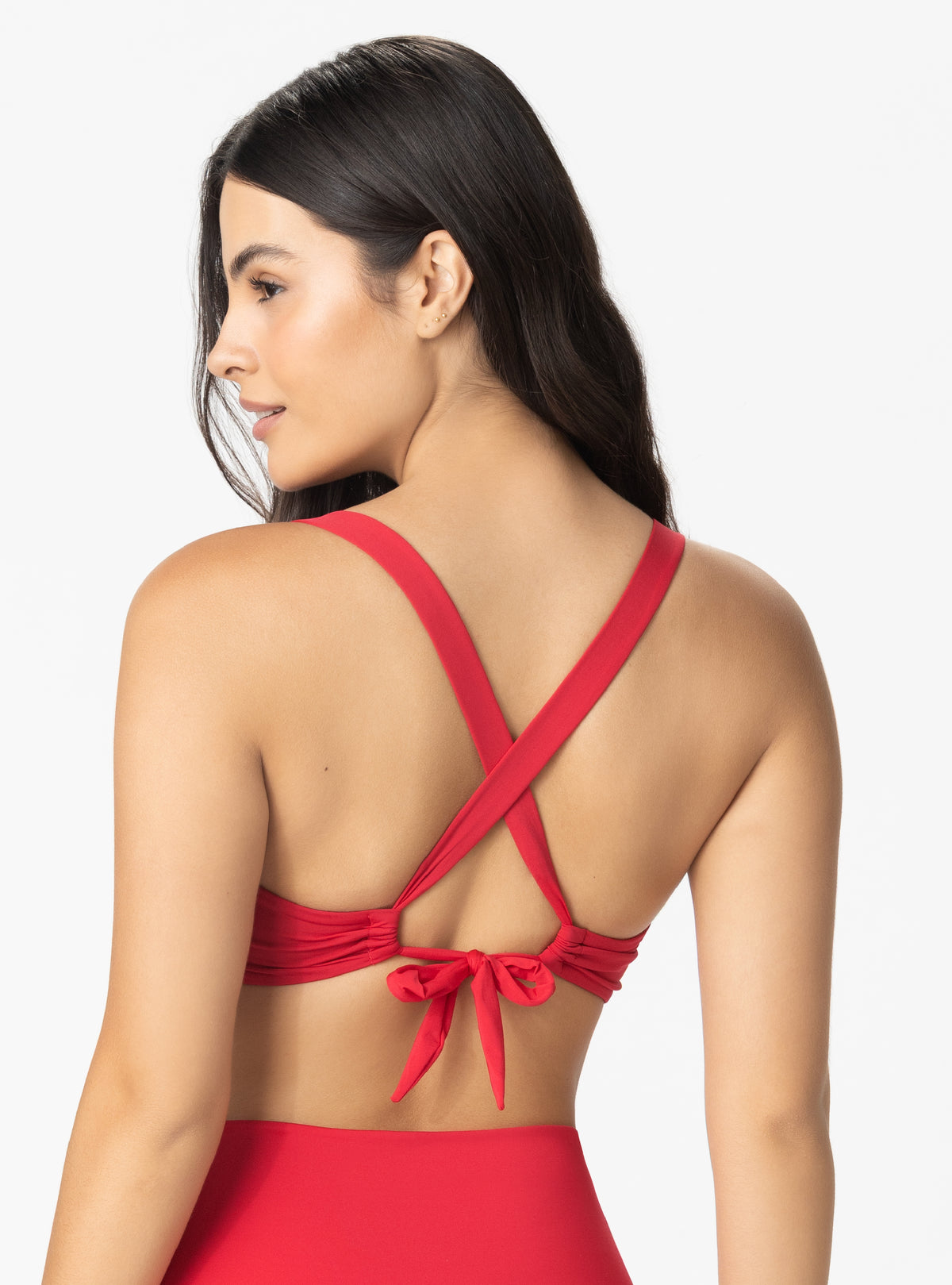 COPA REALCE STRAPLESS DRAPEADA MULTIUSOS ROJO 7126