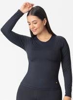 CAMIBUSO CON COPA FIJA ACUAFIT, MANGA LARGA. 7132 NEGRO