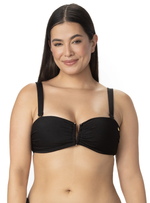 STRAPLESS HERRAJE V RIB NEGRO 7150