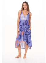 Vestido largo Con 2 Bolsillos en tela viscosa 8081 Mandala