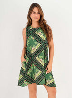 Vestido Corto con 2 bolsillos en tela viscosa 8113