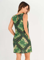 Vestido Corto con 2 bolsillos en tela viscosa 8113