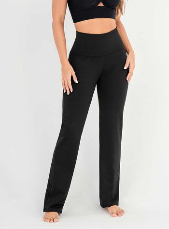 Leggins Bota Recta con control de abdomen 8116 Negro
