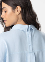 CAMISA OVERSIZE LINO 8153 AZUL