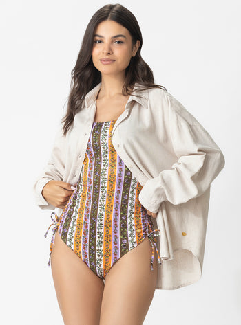 8153 CAMISA OVERSIZE LINO SEMILLA