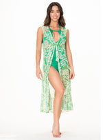 salida de baño en malla con elongacion 896 Jacaranda Verde