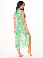 salida de baño en malla con elongacion 896 Jacaranda Verde