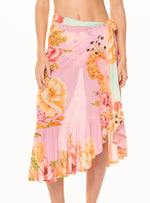 Salida de baño pareo Con Bolero en malla con Lycra 9002 Luziana