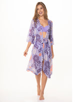 SALIDA DE BAÑO LARGO ABIERTO EN MALLA CON LYCRA 9007 MANDALA