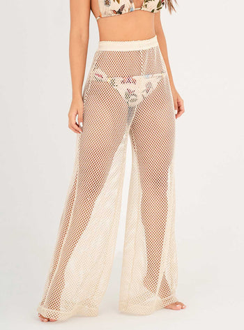 Pantalón Malla 9017 marfil