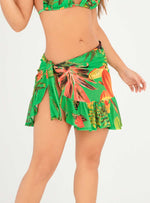 Falda en Malla con licra 9019 Cacao