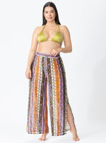 PANTALÓN EN MALLA CON LYCRA 9024 ORCHID