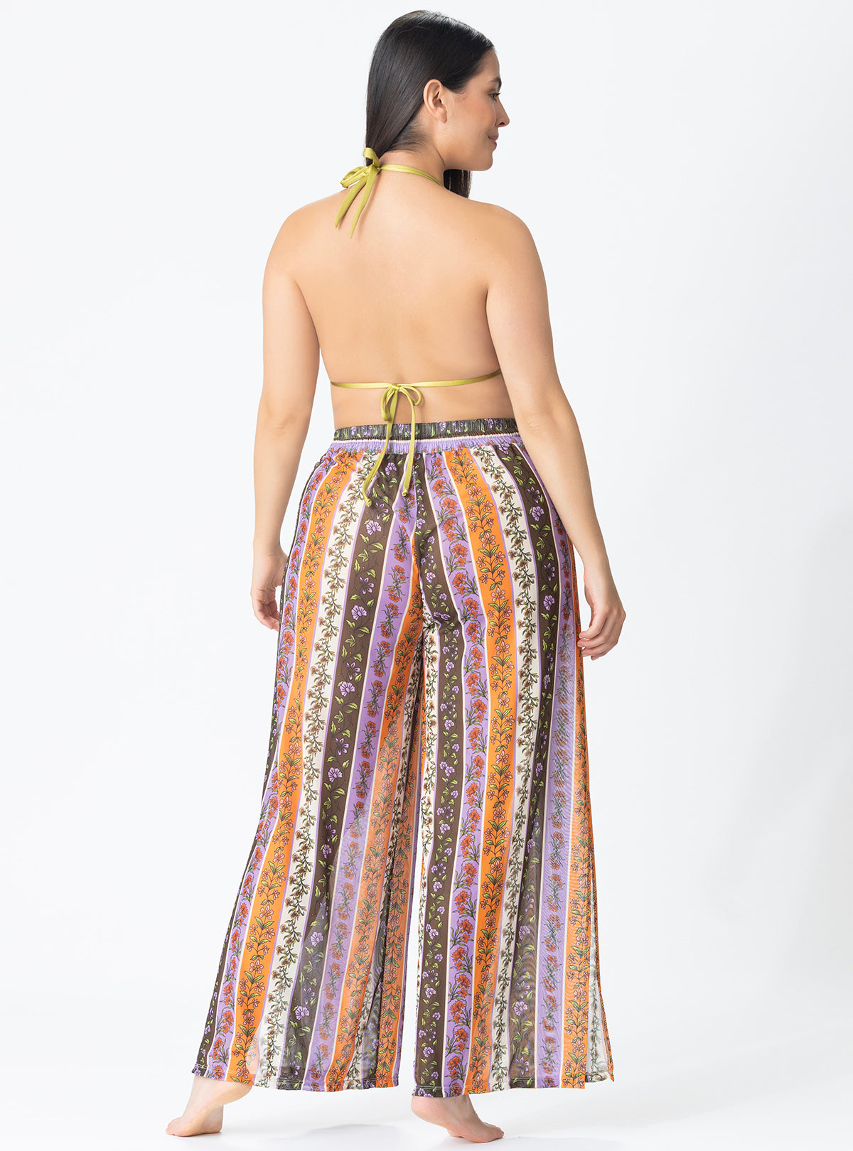 PANTALÓN EN MALLA CON LYCRA 9024 ORCHID