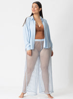 PANTALON MALLA CON LYCRA 9025 AZUL