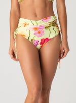 Panty Alto Con drapeado y levanta cola 3701 Aluna