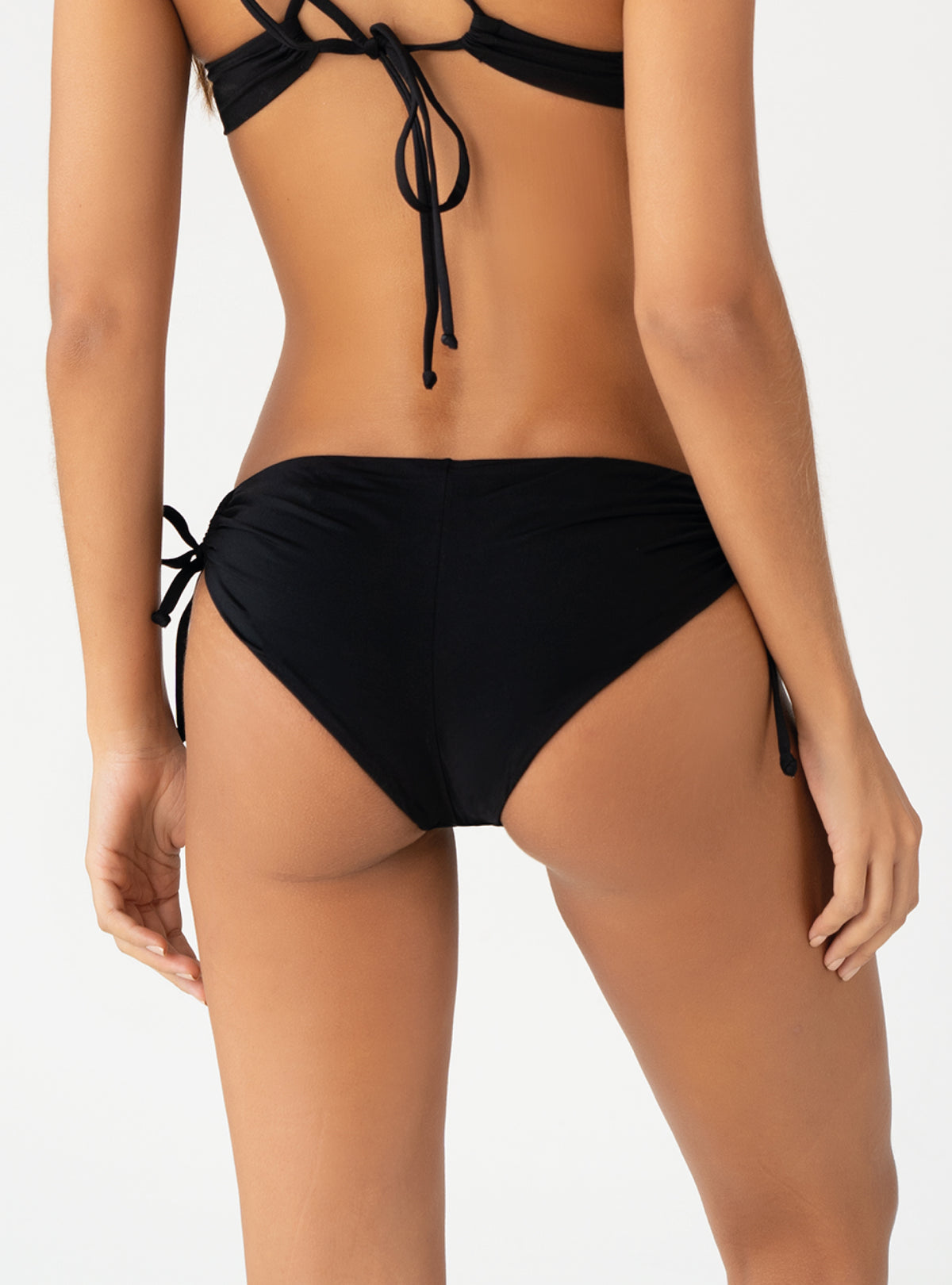 Panty Cheeky 3721 Sesgos laterales- Negro